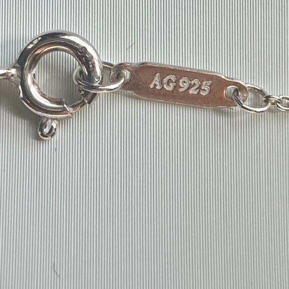 Authentic Tiffany & Co. Heart Key Sliver Co Sterling Necklace - Picture 6 of 6